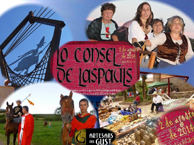Lo consel de Laspauls 2014, obra de teatre i fira medieval.